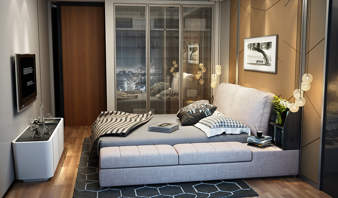 舒適榻榻米風(fēng)格布藝床設(shè)計 融合傳統(tǒng)與現(xiàn)代的家具創(chuàng)新